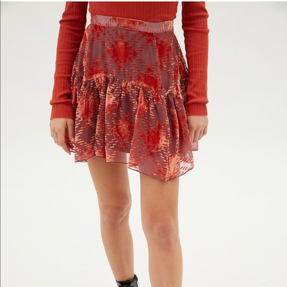 Urban Outfitters Dresses & Skirts - Urban Outfitters Velvet Mini Skirt